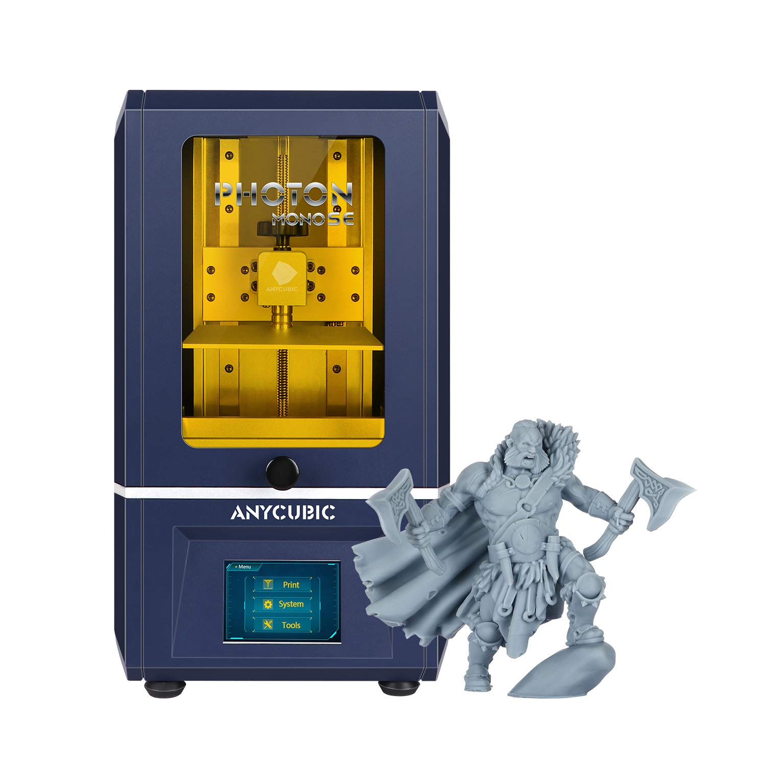 ANYCUBIC Photon Mono SE 3D Printer, UV LCD SLA Photocuring Resin 3D Printer, 6