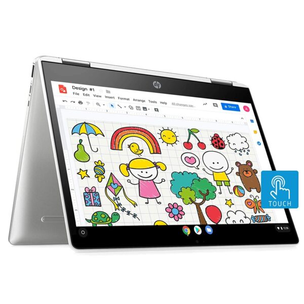 HP Chromebook x360 Intel Celeron N4020 Processor 12-inch (30.48 cms) Touchscreen Laptop